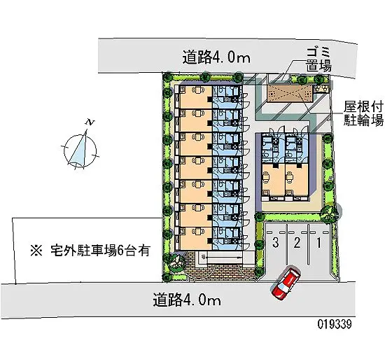 ★手数料０円★上尾市原市　月極駐車場（LP）